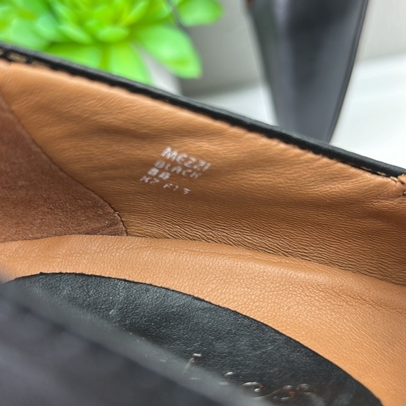 Earthies Mezzi Lattice Lace-Up Heels Black Leather 8 - Picture 7 of 12